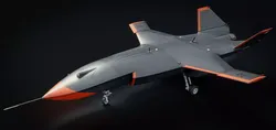 MQ-28 Ghost Bat Game Ready Drone Low-poly 3D model