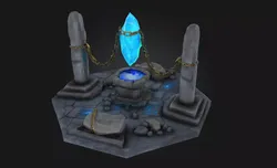 Mystic Crystal Nexus  Heart of Arcane Power 3D model