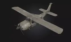 Rusty Skyhawk  Forgotten Wings of a Bygone Era 3D model