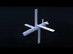 S570 Loitering Munition Weapon System Low-poly 3D model