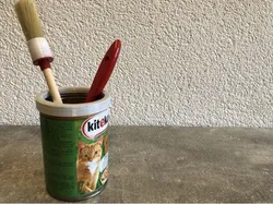 Simple tin can cover (for the inner sharp edge)