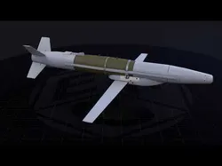 SPICE-1000 Guided Bomb Low-poly 3D model