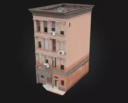 Urban Illusion  A Dreamlike Vision of City Life 3D model