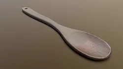 Used Wooden Spoon