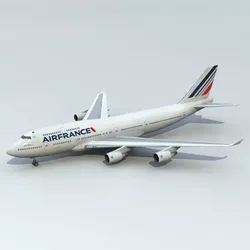 747-400 Air France 3D model