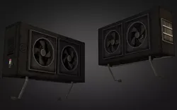 Air condition Unit 01 Low-poly 3D model