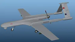 Bayraktar UAV - High Poly 3D model