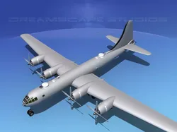 Boeing B-29 Superfortress VBM 3D model