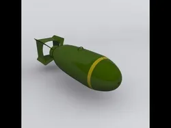 Bomb II WORLD WAR  3D model