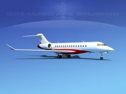 Bombardier Global 5000 V03 3D model