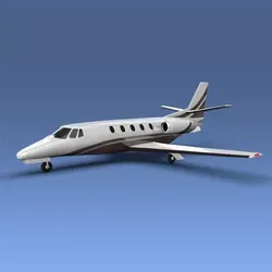 Cessna Citation XLS private jet 3D model