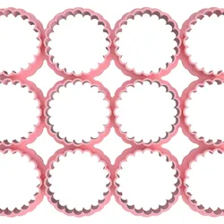 CIRCULAR CUTTERS WITH 3 cm WAVES FOR CAKE AND FONDANT