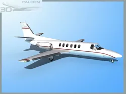 Falcon3D Citation V C560 F02 3D model