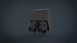 human engine Free low-poly 3D model