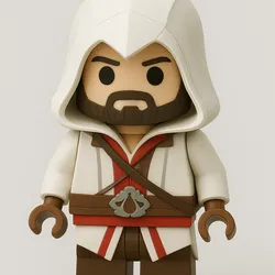Lego Ezio Auditore Minifigure - Assasins Creed