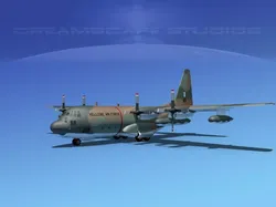 Lockheed C-130 Hercules Greece 3D model