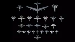 Low Poly Jets PACK Low-poly 3D model