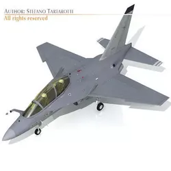 M-346 fighter jet 3D model