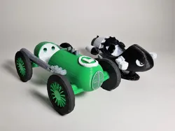 Mario Kart Luigi's Dragster & Bullet Bike Office Supplies