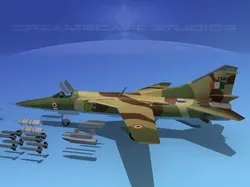 Mig-27 Flogger V15 India 3D model