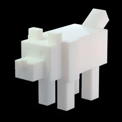 Minecraft-Inspired Stylized Blocky Dog 3D print modelMinecraft-Inspired Stylized Blocky Dog 3D print STL model