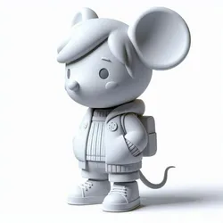 Modern Cartoon Characters 3D Print – School-Ready Figurine Inspired by Classic Animated Styles