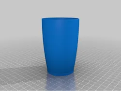 Smiling Toothbrush & Toothpaste cup