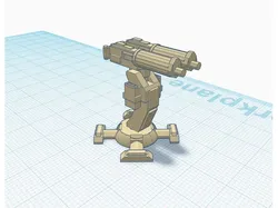 Twin Maxim Turret