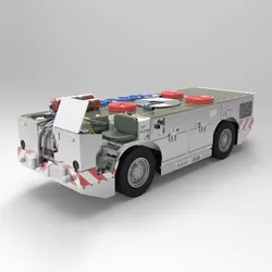 US Navy Carrier Fire Tractor 3D model