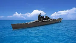 warship 3D model