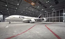 White Passanger Plane 3D model