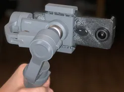 Yi 4k mount to DJI Osmo Mobile 2