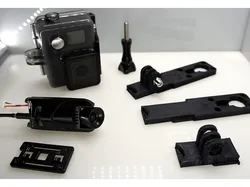 2 en 1 MJX Bugs 3 Soporte para camaras (GoPro + FPV Udi U818A)