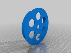 3Dlabprint Spitfire MK IX 2-blade and 3-blade spinner with cooling holes