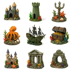 Aquarium decoration set