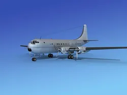 Boeing 377 Bare Metal 3D model