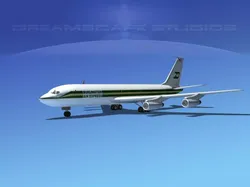 Boeing 707 BAX Global 3D model