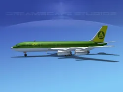 Boeing 707 Lebanon 3D model