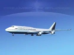 Boeing 747-8I Air Charter Intl 3D model
