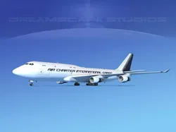 Boeing 747-8I Air Charter Intl Cargo 3D model