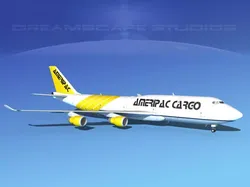 Boeing 747-8I AmeriPAc Cargo 3D model