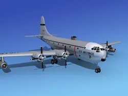 Boeing KC-97 Stratotanker USAF 1 3D model