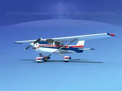 Cessna 172 Skyhawk 1976 V01 3D model