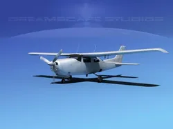 Cessna 210 Centurion Bare Metal 3D model