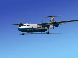 Dehavilland DHC-7 Blue Ridge American 3D model