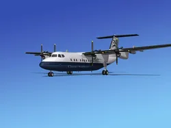 Dehavilland DHC-7 Charter Southeast 3D model