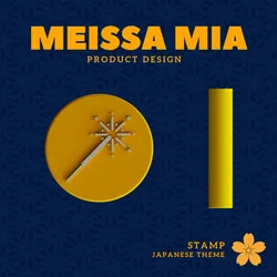 Firework Stamp – Digital 3D Print File for Festive Journals, Planners & DIY Crafts