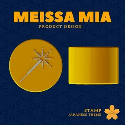 Firework Stamp – Digital 3D Print File for Festive Journals, Planners & DIY Crafts