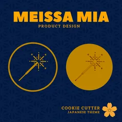 Fireworks Cookie Cutter – Digital 3D Print File for Celebratory Baking