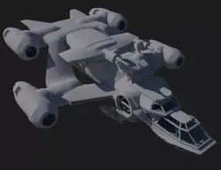 G86 Cargo Transport Low-poly 3D model